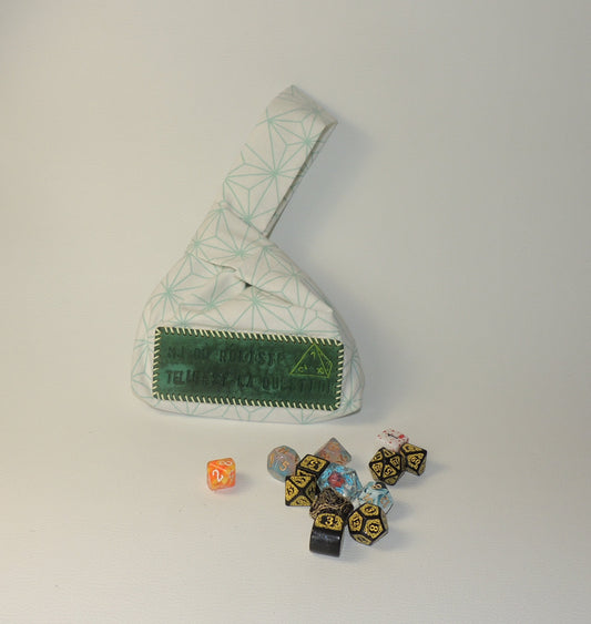 Sac à nœud japonais pour dés de jeux de rôle