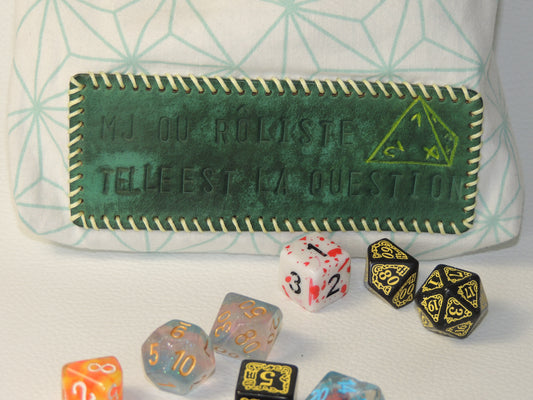 Sac à nœud japonais pour dés de jeux de rôle