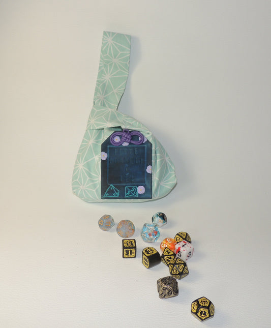 Sac à nœud japonais pour dés de jeux de rôle
